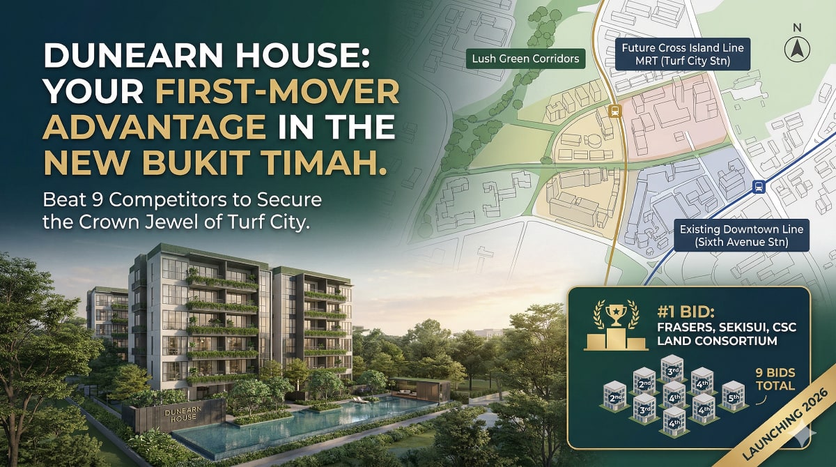 Dunearn House: The Landmark Turf City Condo Launch That Beat 9 Competitors
